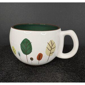 Starbucks Autumn Falling Leaves Collection 2007 9 oz Coffee Tea Hand Painted